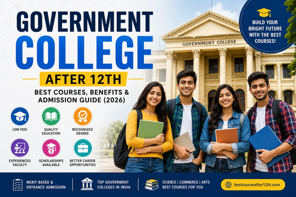 best government colleges after 12th