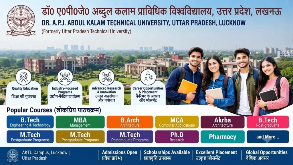 A.P.J. Abdul Kalam Technical University AKTU courses and admission